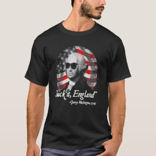 Sind zum Kotzen es 4. Juli George Washington 1776 T-Shirt