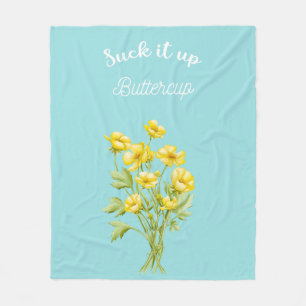 Sind zum Kotzen es auf Buttercup Fleecedecke