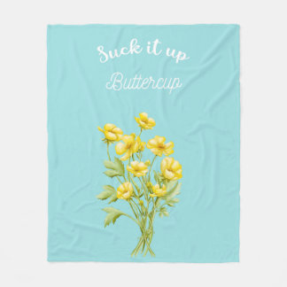 Sind zum Kotzen es auf Buttercup Fleecedecke