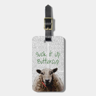 Sind zum Kotzen es auf Buttertasse Gepäckanhänger