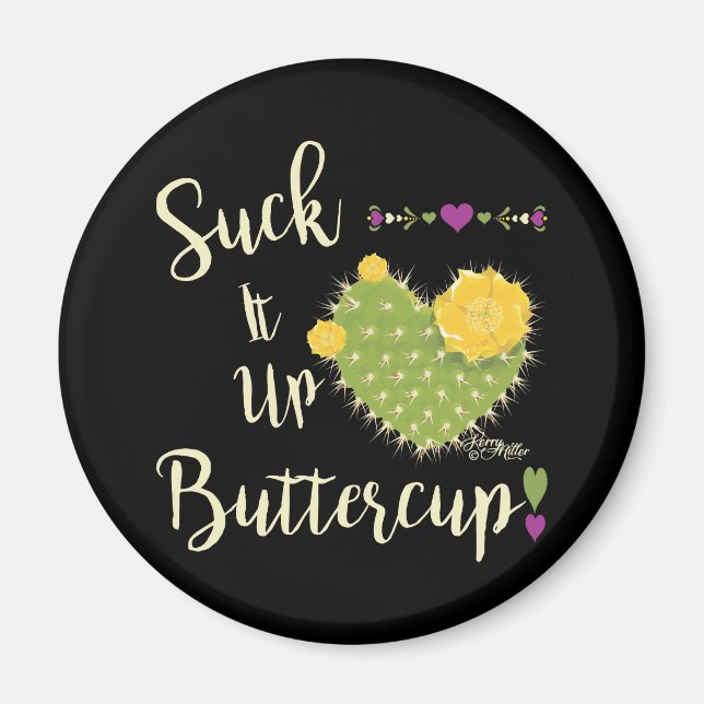 Sind zum Kotzen es auf Buttertasse Magnet (Vorne)