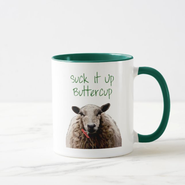 Sind zum Kotzen es auf Buttertasse Tasse (Rechts)