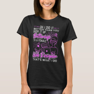 Sind zum Kotzen es im Buttercup in einem weibliche T-Shirt