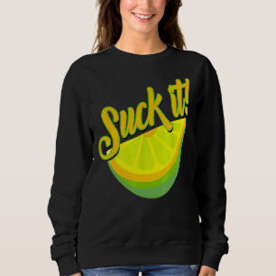 Sind zum Kotzen es mexikanische Green Limon Slice Sweatshirt