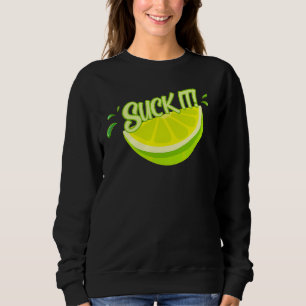 Sind zum Kotzen es mexikanische Green Limon Slice Sweatshirt
