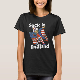 Sind zum Kotzen It England Dabbing Uncle Sam 4. Ju T-Shirt
