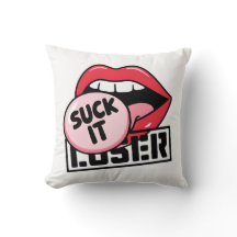 "Sind zum Kotzen it Loser" Kissen