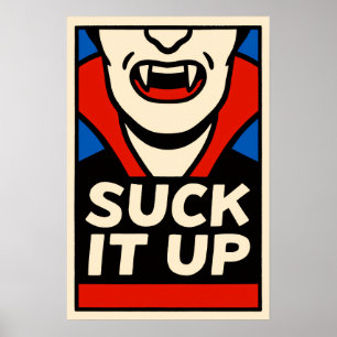 Sind zum Kotzen   Retro Vampire Poster