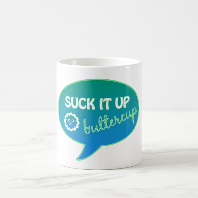 Sind zum Kotzen Sie es herauf Butterblume Kaffeetasse (Mittel)