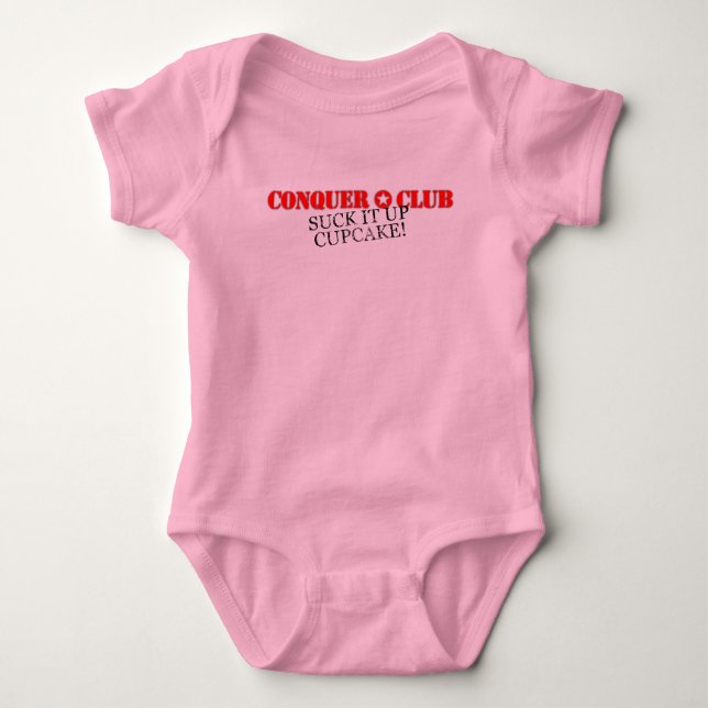 Sind zum Kotzen Sie es herauf kleinen Kuchen! Baby Strampler (Vorderseite)