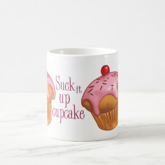Sind zum Kotzen Sie es herauf kleinen Kuchen Kaffeetasse