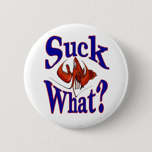 "Sind zum Kotzen was?" Hummer Button