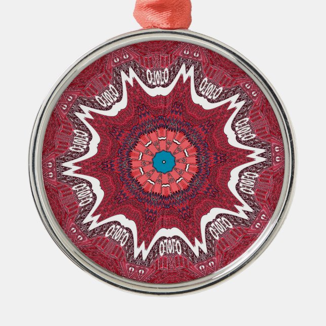 Sindh ethnische Stammesmuster.jpg Ornament Aus Metall (Vorne)
