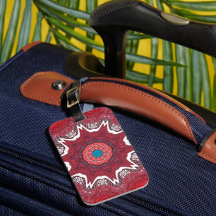 Sindhi Ethnic Tribal Art Print Gepäckanhänger