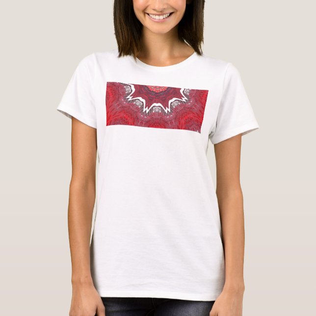 Sindhi Ethnic Tribal Art Print T-Shirt (Vorderseite)