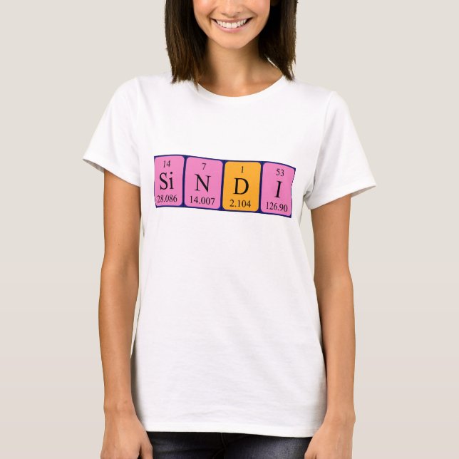 Sindi Periodenname Shirt (Vorderseite)