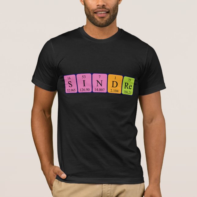 Sindre Periodenname Shirt (Vorderseite)