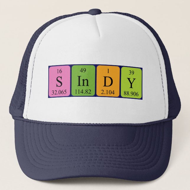 Sindy Periodenname Hut Truckerkappe (Vorderseite)