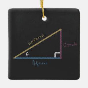 Sine Cosine Tangent Right Triangle Trigonometrie Keramikornament