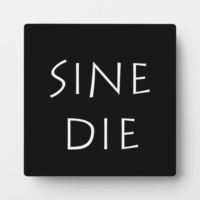 Sine die ine fotoplatte (Vorderseite)