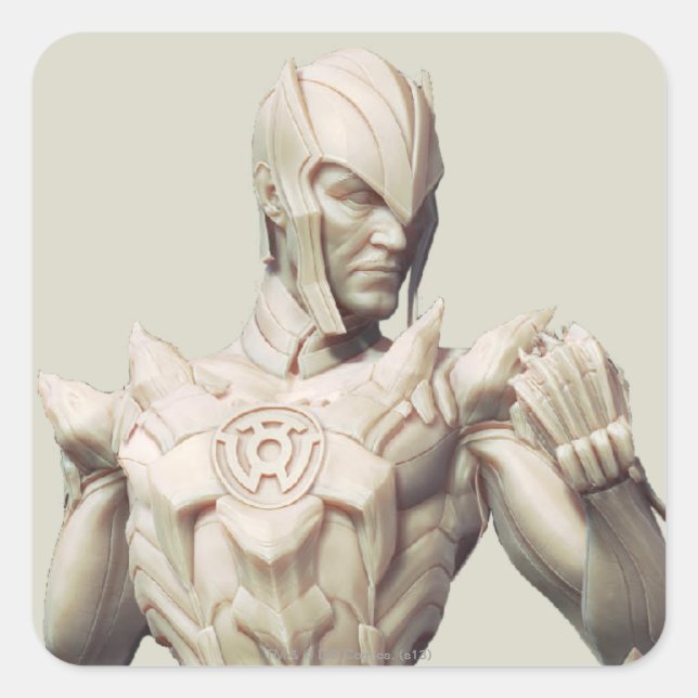Sinestro Alternate Quadratischer Aufkleber (Vorderseite)