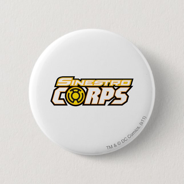 Sinestro Korps Button (Vorderseite)