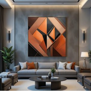 Sinfonie von Angles und erdigen Tones Poster