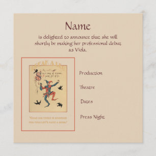 Sing a Song of Sixpence Announcement Ankündigung