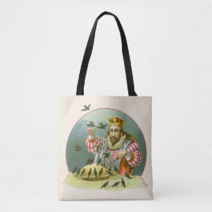 Sing a Song of Sixpence, Vintage Kinderreim Tasche