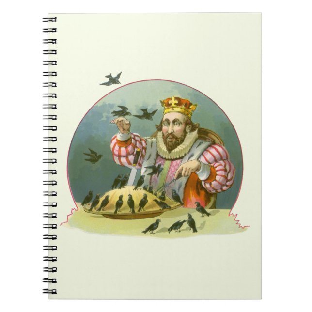 Sing ein Lied von Sixpence, Vintages Kinderzimmer  Notizblock (Vorderseite)