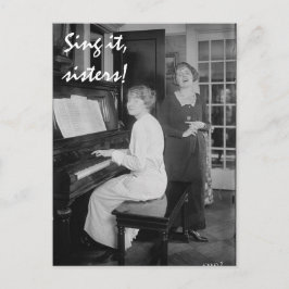 Sing es, Schwestern Postkarte