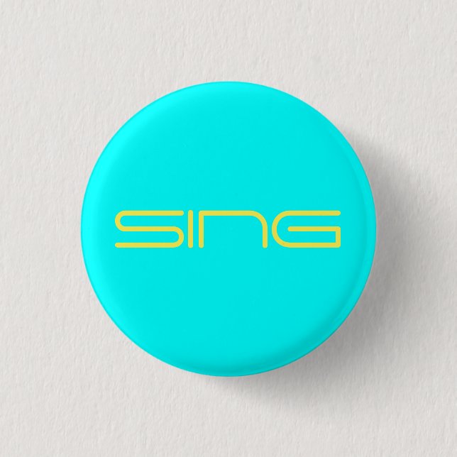 Sing für Freude Button (Vorderseite)