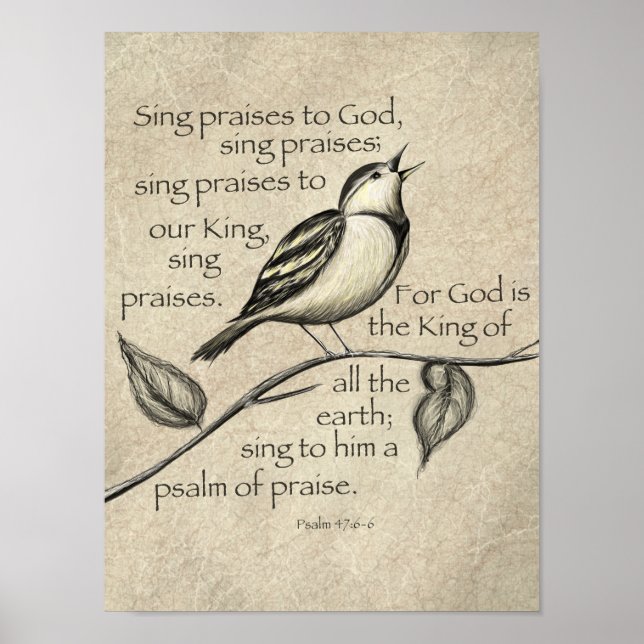 Sing Lob! Poster (Vorne)