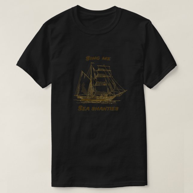 Sing Me Sea Shanties Wellerman T-Shirt (Design vorne)