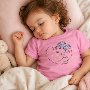 Sing mir ein Schlaflied Halbmond Baby T-shirt