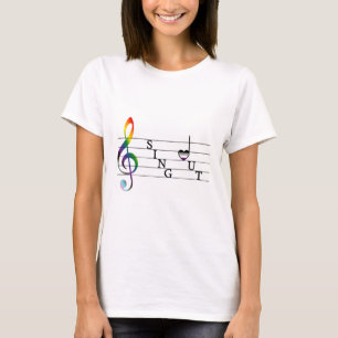 Sing out Asexual Stolz T-Shirt