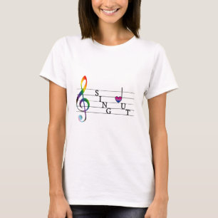 Sing out Bisexuelle Stolz T-Shirt