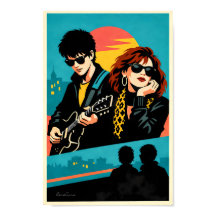 Sing Street Inspired Retro Movie Poster