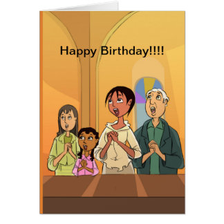 Singalong Entwurf alles Gute zum Geburtstagkarte