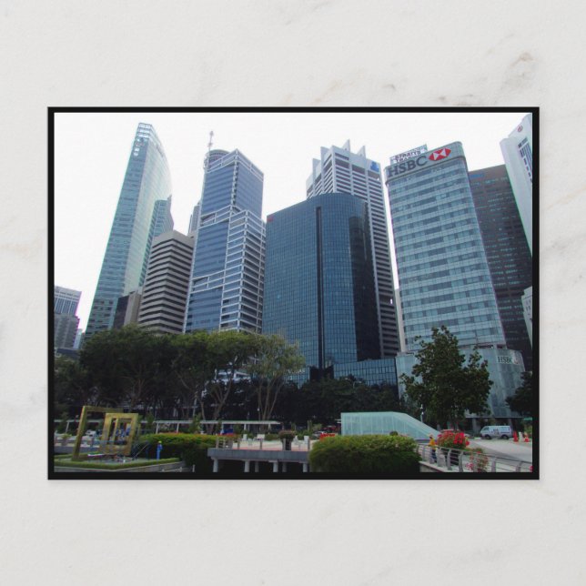 Singapore cbd postkarte (Vorderseite)