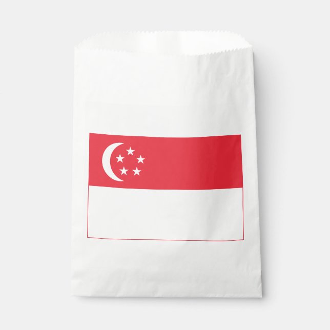 Singapore Flag Geschenktütchen (Vorderseite)