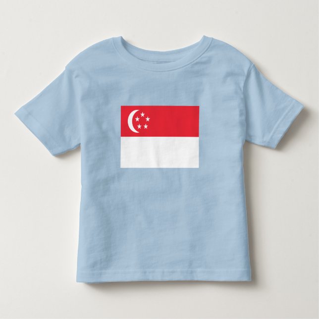 Singapore Flag Kleinkind T-shirt (Vorderseite)