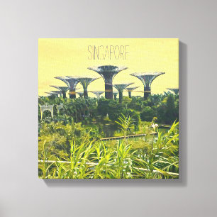 Singapore Gardens by Bay Leinwanddruck