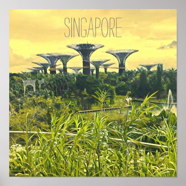 Singapore Gardens by Bay Poster (Vorne)