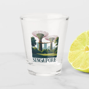 Singapore Gardens by the Bay T-Shirt Schnapsglas