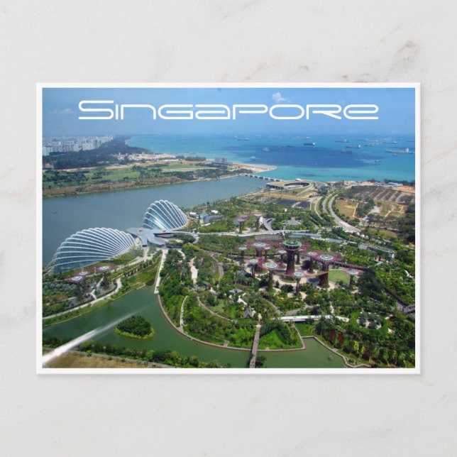 Singapore-Gärten Postkarte (Vorderseite)