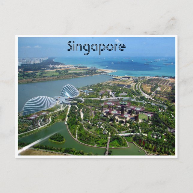 Singapore-Gärten Postkarte (Vorderseite)
