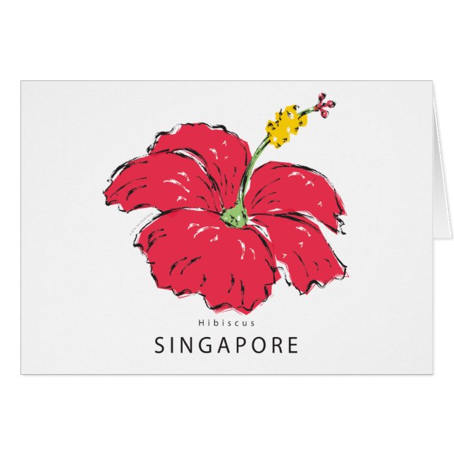 SINGAPORE HIBISCUS COLLECTION (Vorderseite (Horizontal))