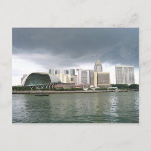 Singapore Marina Bay Postkarte
