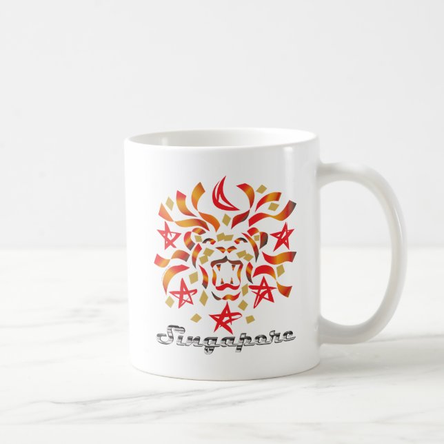 Singapore Patriot (Lion City) Kaffeetasse (Rechts)